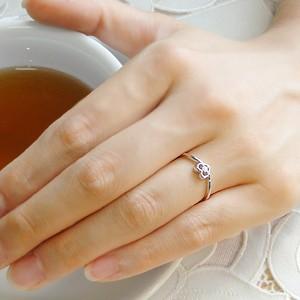 ダイヤモンド リング K18 WG/YG/PG ゴールド 0.03ct 一粒 ダイヤ 指輪 Hカラー SIクラス 18金 ハートの画像