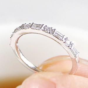 Jeweluce（ジュエルーチェ） K18 バゲット ダイヤモンド エタニティ