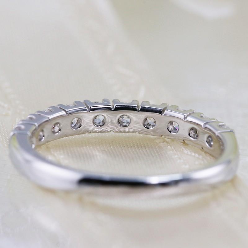 ★0.50ct ダイヤモンド エタニティ リング  【Hカラー SIクラス】プラチナ pt950 0.5ct ダイヤ 指輪 テンダイヤ 10周年 記念 爆買の画像
