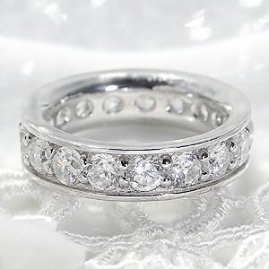 ダイヤモンド フルエタニティ リング プラチナ pt950 3.0ct ダイヤ 豪華 指輪 Hカラー SIクラス
