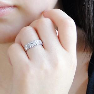 ダイヤ リング パヴェリング 0.76ct プラチナ ダイヤモンド 指輪
