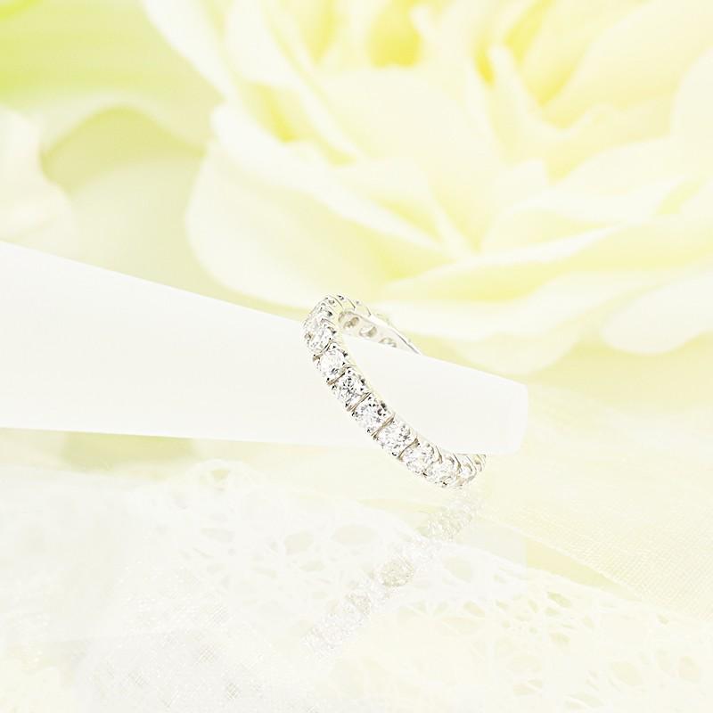 Jeweluce ☆ダイヤモンド フルエタニティ リング プラチナ pt950 1.5ct 