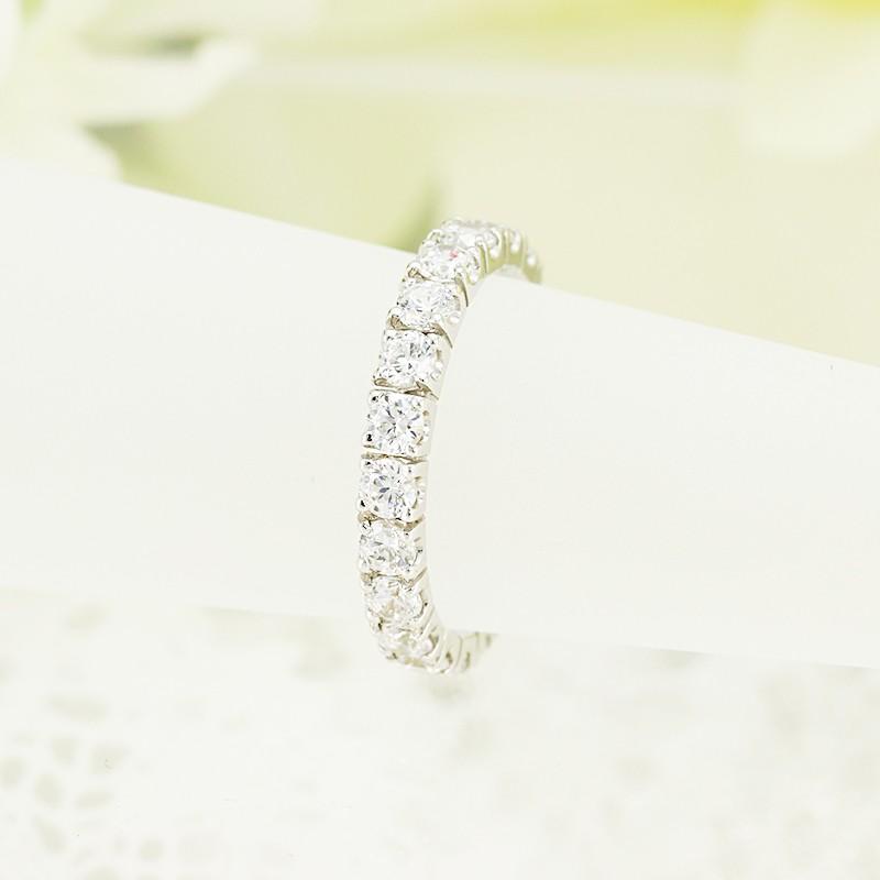 Jeweluce ☆ダイヤモンド フルエタニティ リング プラチナ pt950 1.5ct 