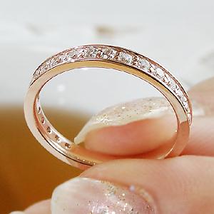 専用JH120★高級 ピンクS0.66ct K18WGエタニティリング鑑付 専用JH120☆高級 ピンクS0.66ct K18WGエタニティリング鑑付