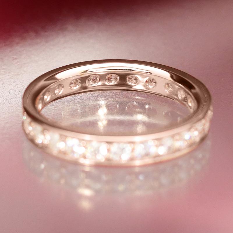 Jeweluce ダイヤモンド フルエタニティ リング K18 ピンク Jeweluce ダイヤモンド フルエタニティ リング K18 ピンク