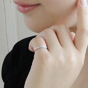 Jeweluce（ジュエルーチェ） ダイヤモンド エタニティ リング プラチナ