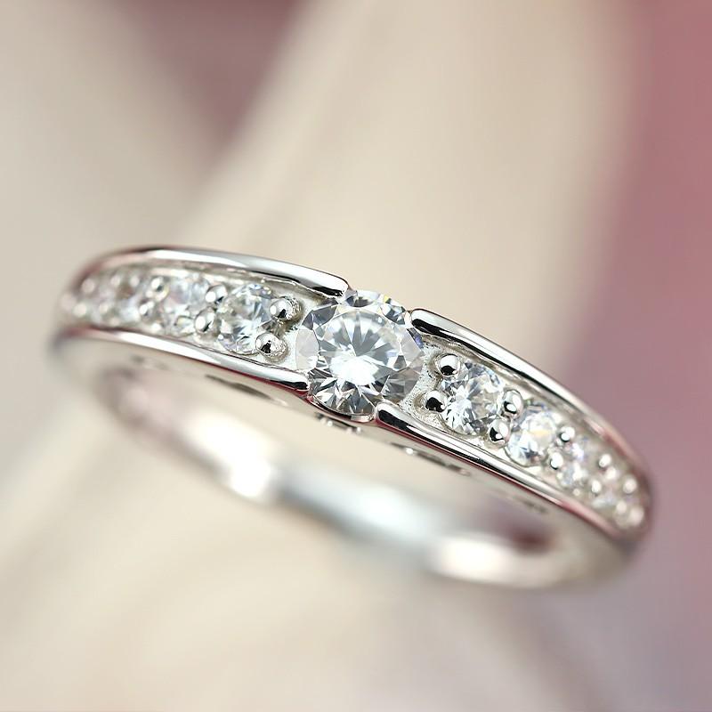 ハーフエタニティリング　ダイヤモンド　k10 12号 K10 ダイヤモンド ハーフエタニティリング | シンプリッチ公式