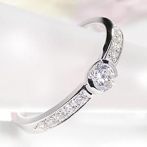 ダイヤモンド エタニティ リング プラチナ pt950 total0.3ctUP ダイヤ 指輪 大粒 0.20ct 一粒 婚約指輪 エンゲージの画像
