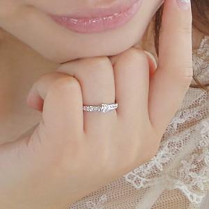ダイヤモンド エタニティ リング プラチナ pt950 total0.3ctUP ダイヤ 指輪 大粒 0.20ct 一粒 婚約指輪 エンゲージの画像