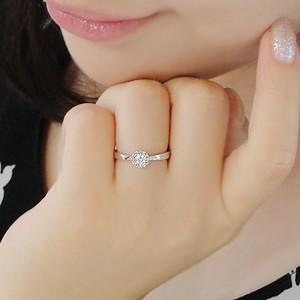 【H＆C】0.15ct ダイヤモンド リング プラチナ pt950 total0.2ctUP 大粒 取り巻き ダイヤ 指輪 Hカラー SIクラスの画像