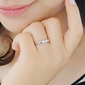ダイヤモンド リング プラチナ pt950 0.1ct 一粒 ダイヤ 指輪 Hカラー SIクラス H&;C 爪なしの画像