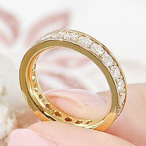 Jeweluce（ジュエルーチェ） ダイヤモンド フルエタニティ リング