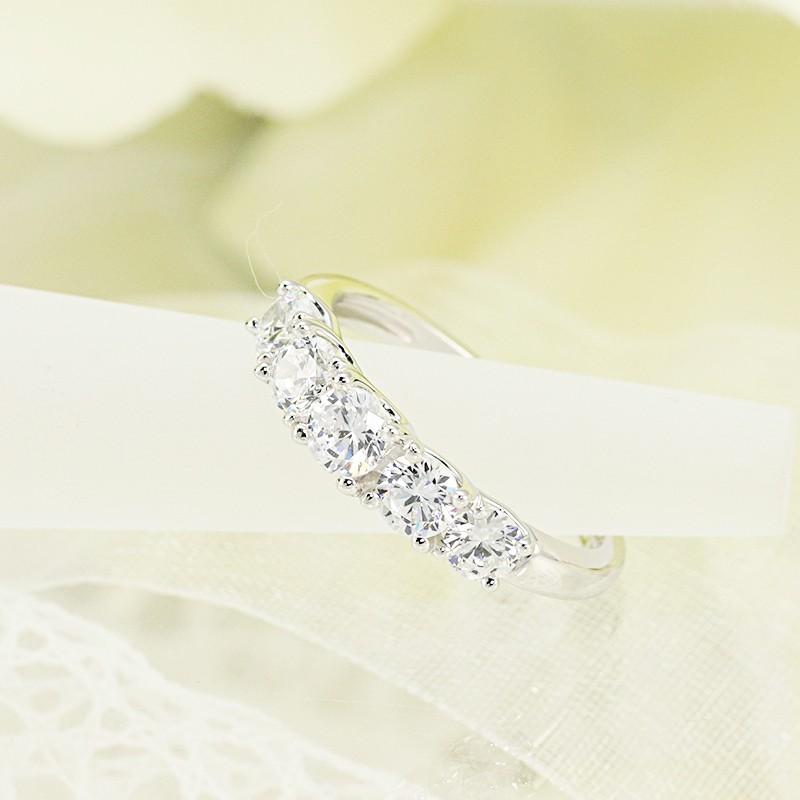 Jeweluce HカラーSIクラス 1.0ct Pt950 ダイヤモンド グラデーション 