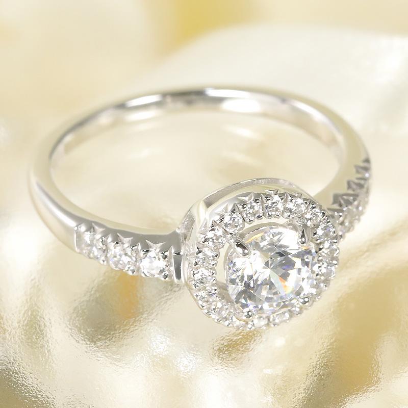 レア！超大粒！天然ダイヤモンドリング　男女共用　中央宝石研究所鑑定書　プラチナ Jeweluce（ジュエルーチェ） 【中央宝石研究所 鑑定書付き