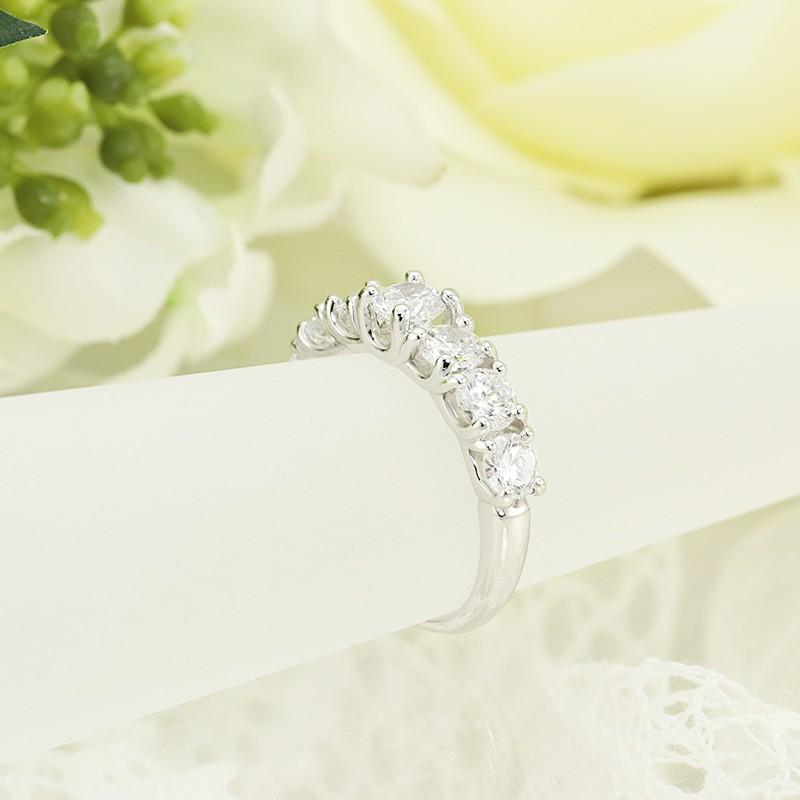 Jeweluce ダイヤモンド エタニティ リング プラチナ pt950 2.0ct 