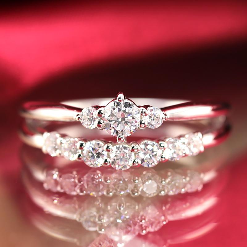 若者の大愛商品 ダイヤモンド リング プラチナ SIクラス エタニティ 10ダイヤ 指輪 ダイヤ Hカラー pt950 0.50ctUP レディースアクセサリー 