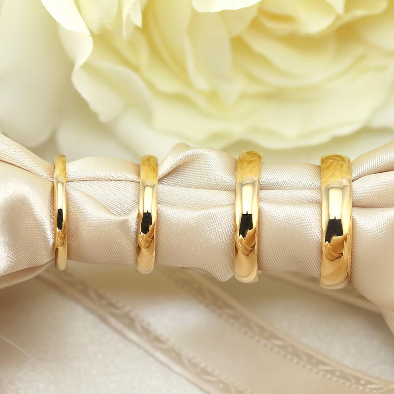 Jeweluce（ジュエルーチェ） K24 純金 ゴールド リング 2mm 【14〜21号