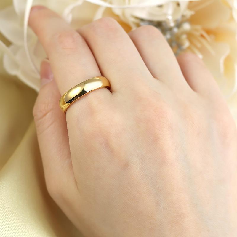 Jeweluce K24 純金 ゴールド リング 5mm 【6〜13号】 指輪 24k Jeweluce K24 純金 ゴールド リング 5mm 【6〜13号】 指輪 24k