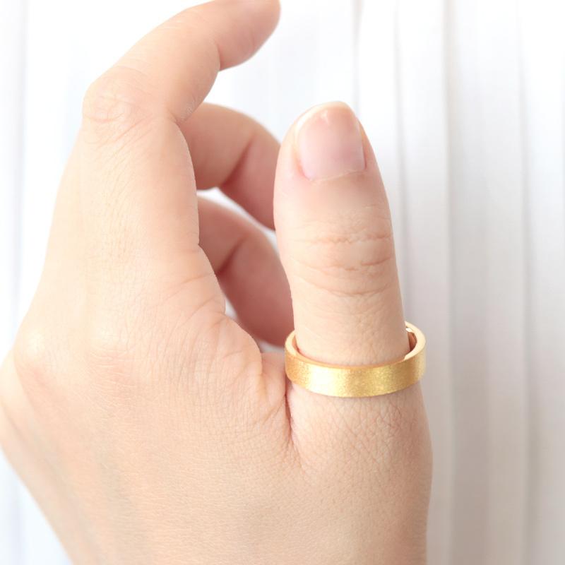 Jeweluce（ジュエルーチェ） K24 純金 ゴールド リング 5mm 【14〜21号