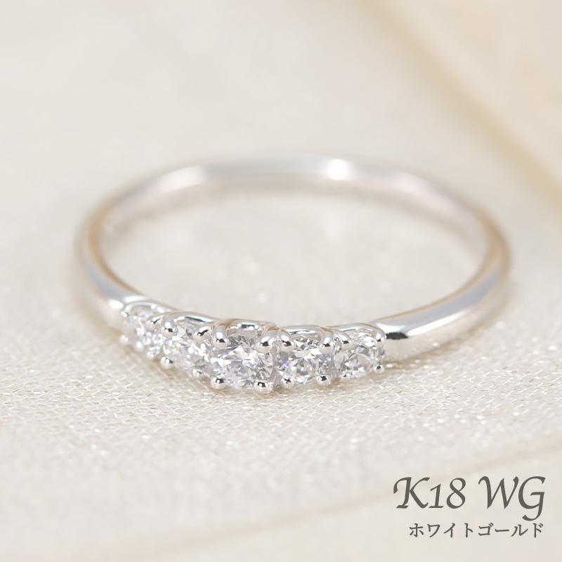Jeweluce ダイヤモンド グラデーション エタニティ リング K18 YG PG 