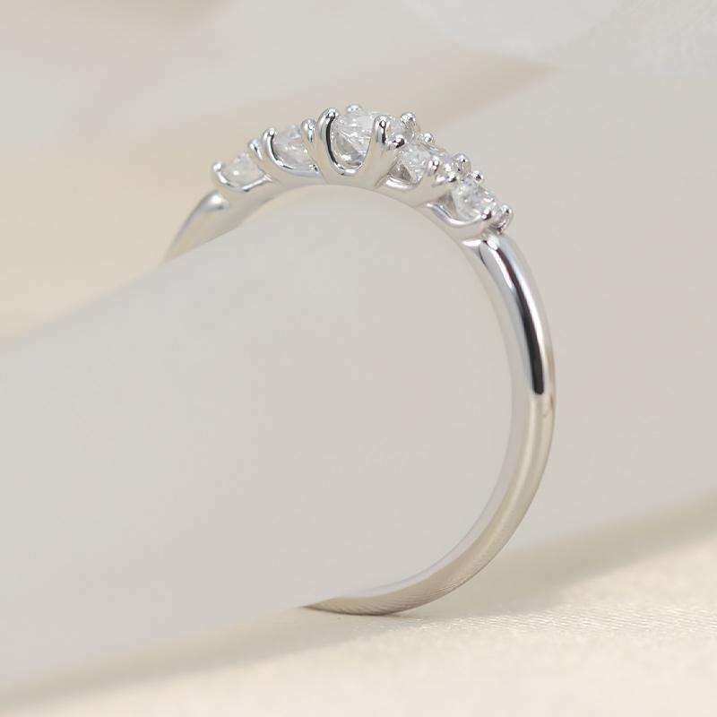 ダイヤモンド グラデーション エタニティ リング K18 YG PG WG ゴールド 0.3ct ダイヤ 指輪 Hカラー SIクラス 18金 選べる3カラーの画像