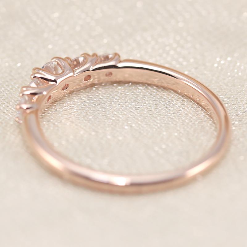 ダイヤモンド グラデーション エタニティ リング K10 YG PG WG ゴールド 0.3ct ダイヤ 指輪 Hカラー SIクラス 10金 選べる3カラーの画像