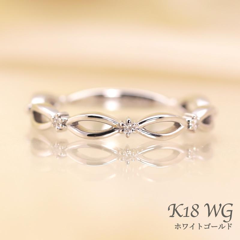 k18 WG PG ダイヤモンド　リング 楽天市場】限定各1点 K18PG K18WG ダイヤモンドリング 指輪 ダイヤ