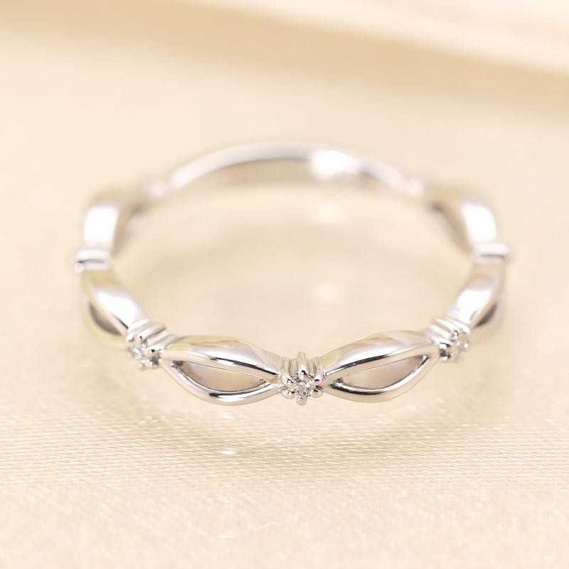 ダイヤモンド リング K18 YG PG WG イエロー ピンク ホワイト ゴールド 0.02ct  ダイヤ 指輪 18金 カラーは選べる3色の画像