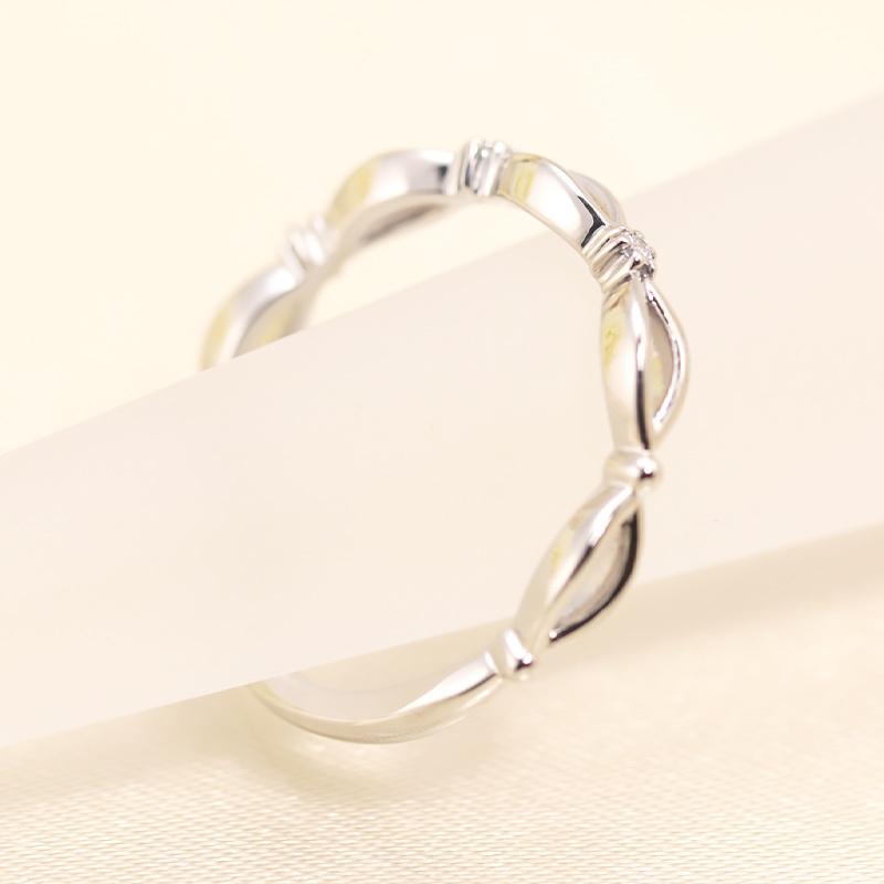 ダイヤモンド リング K18 YG PG WG イエロー ピンク ホワイト ゴールド 0.02ct  ダイヤ 指輪 18金 カラーは選べる3色の画像