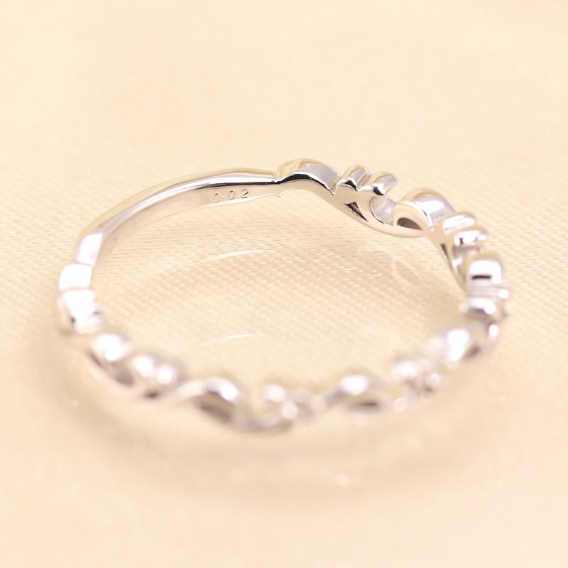 ミルフィーユ リング K18 指輪 0.02ct レディース ギフト プレゼント 人気 重ね着け ダイヤ ダイヤモンド  WG/PG/YG ゴールドの画像