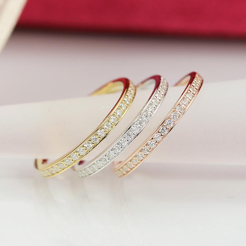 ダイヤモンド エタニティ ピンキー リング K10 YG PG WG ゴールド 0.13ct ダイヤ 指輪 Hカラー/SIクラス プレゼント ギフト 10金 選べる3カラー 小指の画像