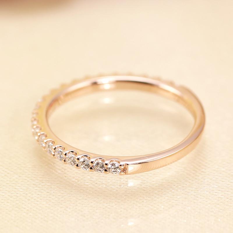 ダイヤモンド エタニティ ピンキー リング K18 YG PG WG ゴールド 0.2ct ダイヤ 指輪 Hカラー/SIクラス プレゼント ギフト 18金 選べる3カラー 小指の画像