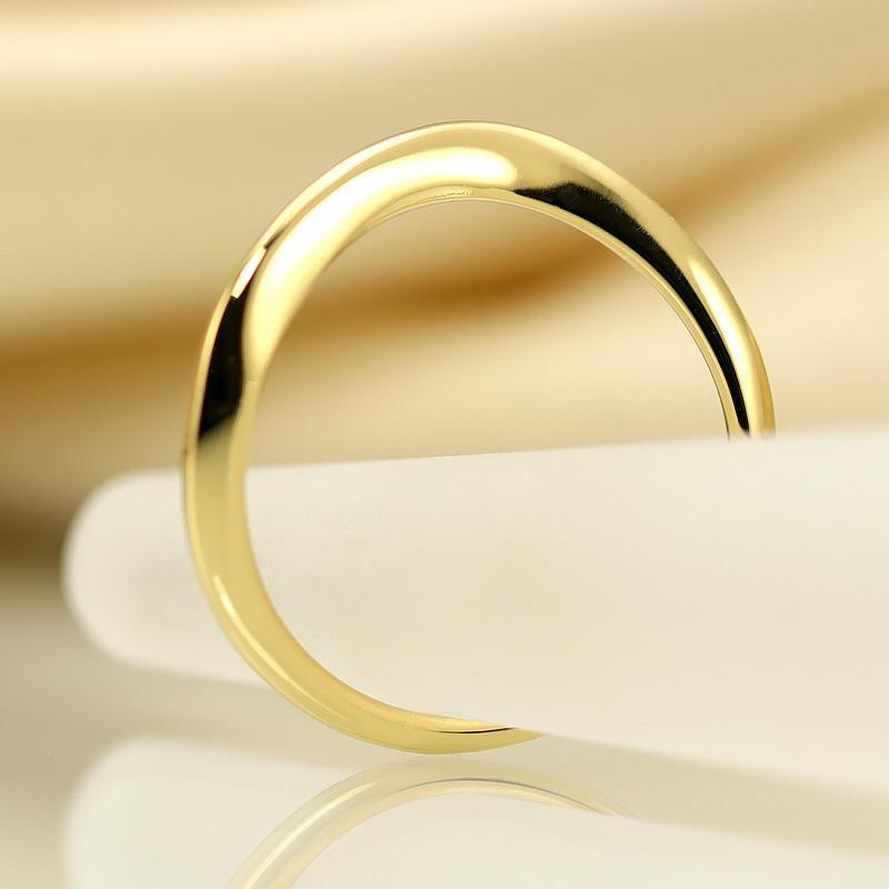 Jeweluce（ジュエルーチェ） K10 地金 リング N Wave ウェーブ 指輪