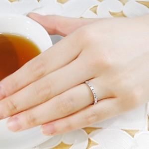 Jeweluce（ジュエルーチェ） ダイヤモンド エタニティ リング バゲット