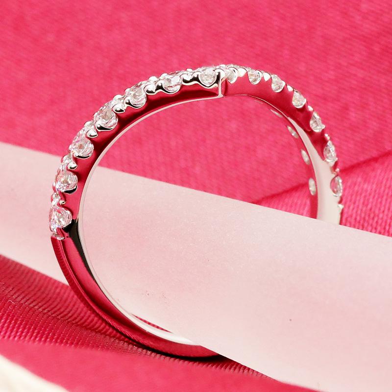 Jeweluce（ジュエルーチェ） ダイヤモンド エタニティ Vライン リング