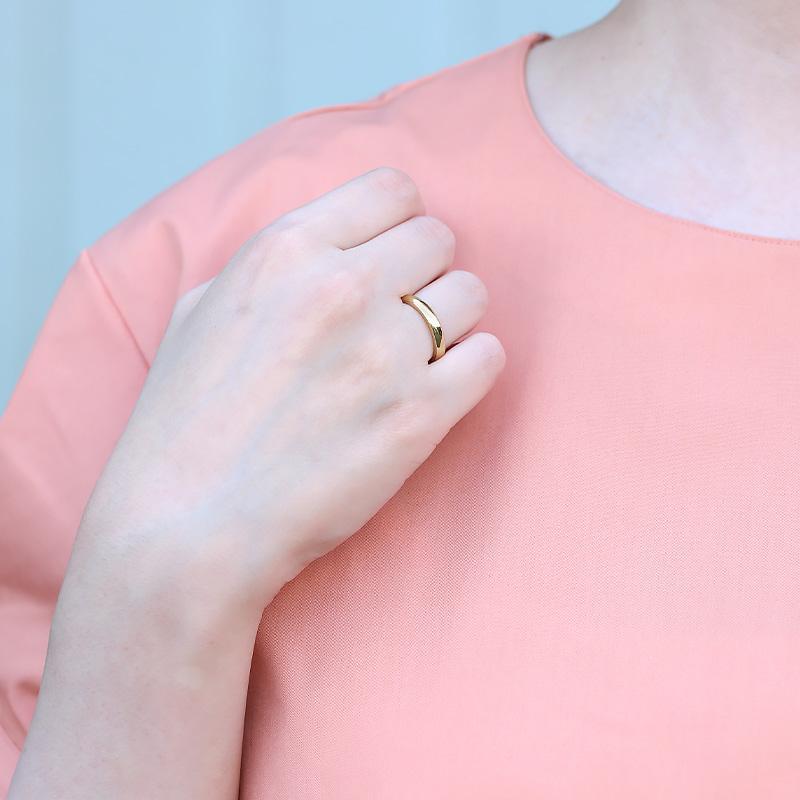 K18 ゴールド リング 3mm 甲丸【6〜13号】指輪 リング 18K 18金 内甲丸 ギフト プレゼント 結婚指輪 資産 レディース メンズ ユニセックスの画像