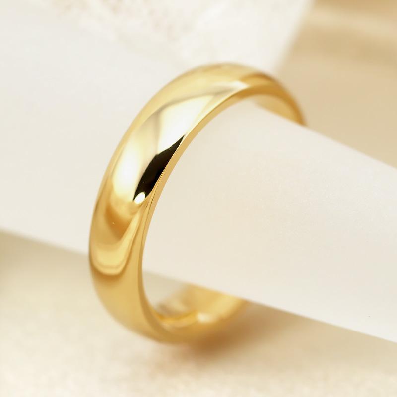 Jeweluce K18 ゴールド リング 5mm 【6〜13号】指輪 18k 18金 甲丸 