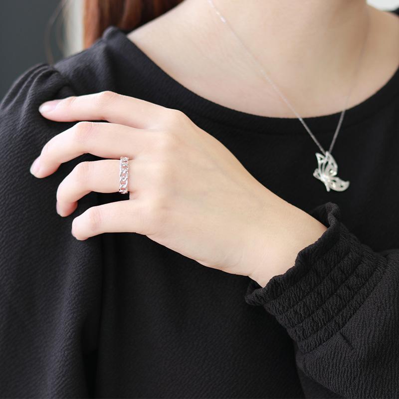 Pt950 チェーン プラチナ リング SLIM 指輪 リング pt PT ギフト プレゼント 結婚指輪 資産 レディース メンズ ユニセックスの画像