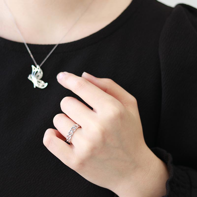 Pt950 チェーン プラチナ リング SLIM 指輪 リング pt PT ギフト プレゼント 結婚指輪 資産 レディース メンズ ユニセックスの画像