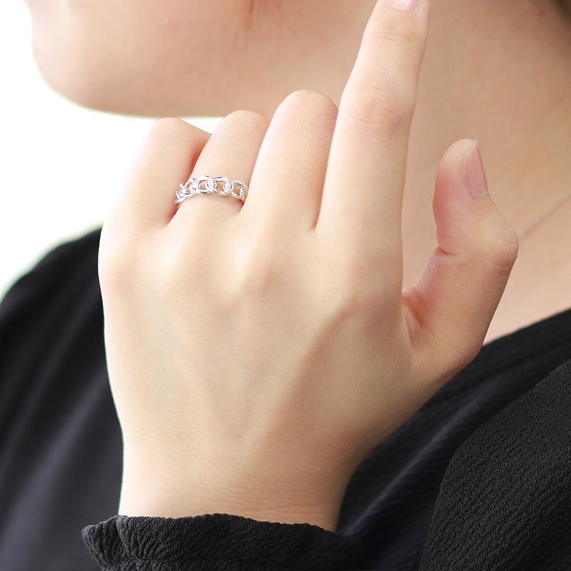 Pt950 チェーン プラチナ リング SLIM 指輪 リング pt PT ギフト プレゼント 結婚指輪 資産 レディース メンズ ユニセックスの画像