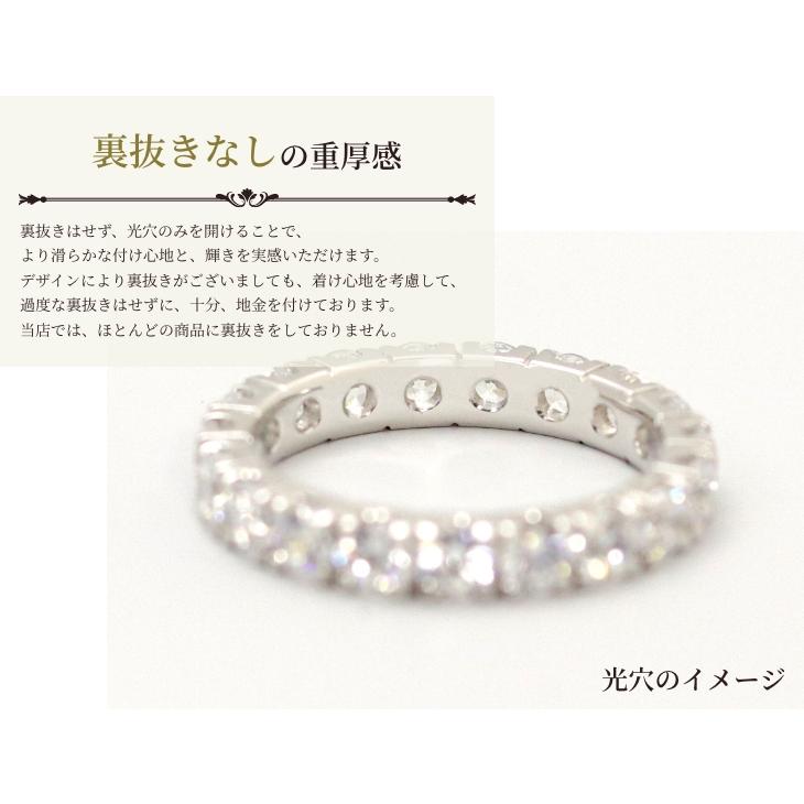 pt950 0.5ct ダイヤモンド エタニティ リング【Fカラー VS VGクラス】レール留 プラチナ ハーフエタニティ 爆買の画像