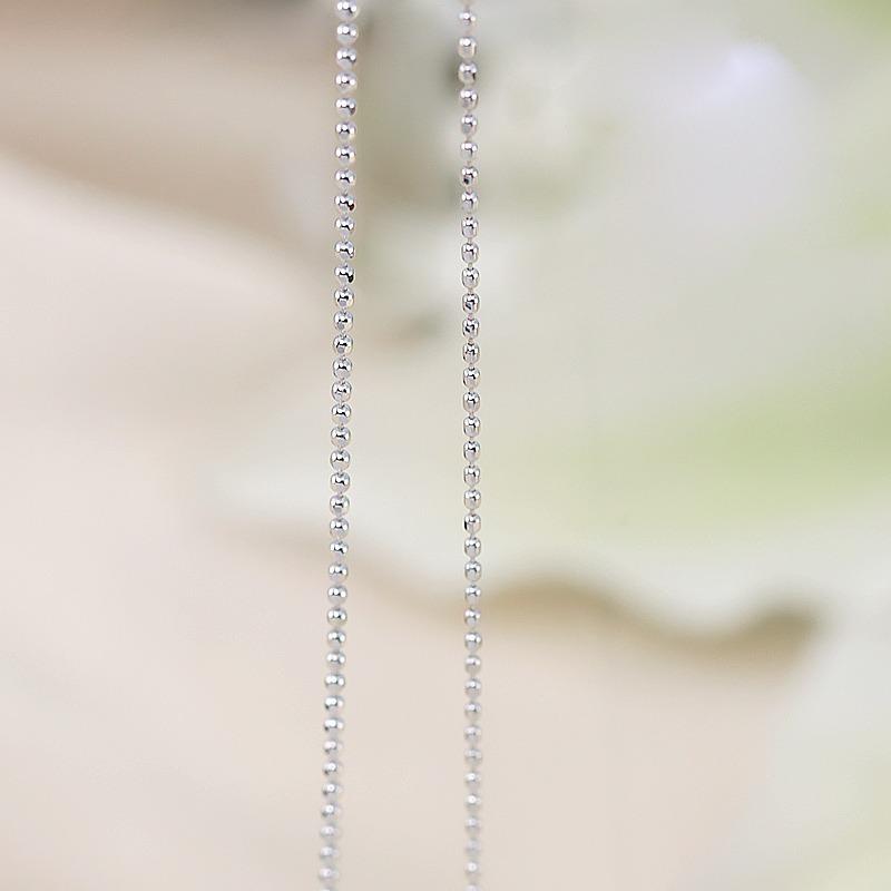 K18 YG/PG/WG 1.0ｍｍ カットボール チェーン 幅1.0mm 40cm/45cm 長さ調節 ネックレス ペンダント ゴールド プレゼント 資産 誕生日 ギフト 記念日の画像