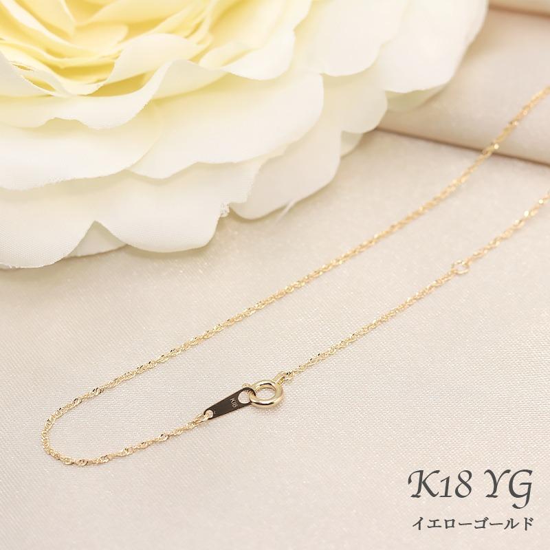 Jeweluce K18 YG/PG/WG ダブルスクリュー チェーン 幅1.0mm 40cm Jeweluce K18 YG/PG/WG ダブルスクリュー チェーン 幅1.0mm 40cm