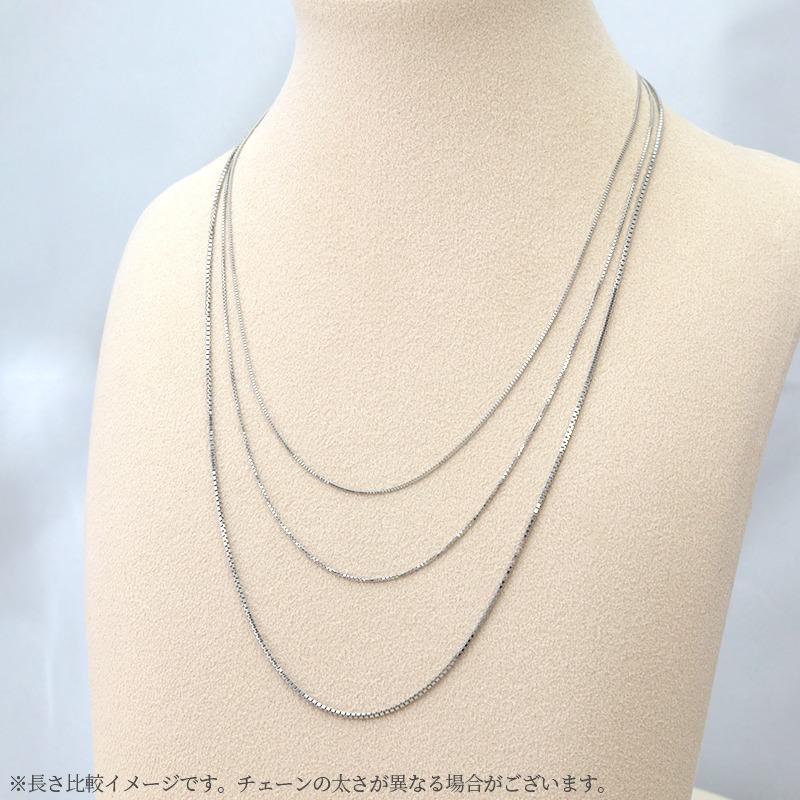Jeweluce pt850 ベネチアンチェーン 幅1.0mm 40cm 45cm 50cm