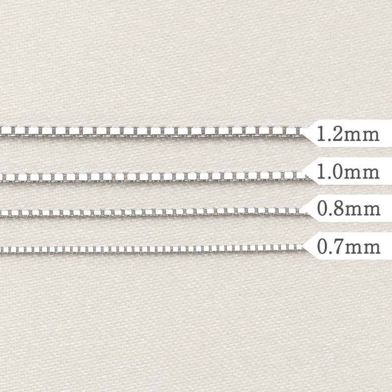 pt850 ベネチアン 幅1.2mm 40cm 45cm 50cm 選べる 長さ調節 ネックレス ペンダント プラチナ プレゼント 資産 誕生日 ギフト 記念日の画像
