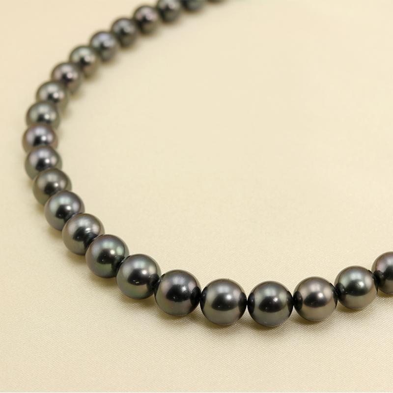 Jeweluce（ジュエルーチェ） 黒蝶真珠 8.0-10.0mm グラデーション