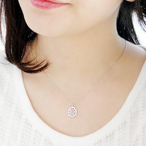 pt900 天然ピンクダイヤモンド 0.05ct Pink Dia ネックレス ペンダント ピンクダイヤ プラチナ ダイヤモンド total0.29ct 雫 露 ドロップ プレゼントの画像