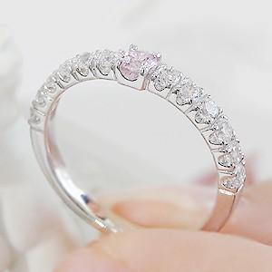 Jeweluce（ジュエルーチェ） ピンクダイヤモンド 0.07ct Pink Dia 