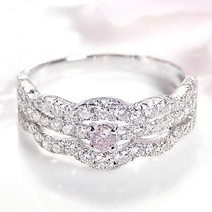Jeweluce（ジュエルーチェ） ピンクダイヤモンド 0.07ct Pink Dia