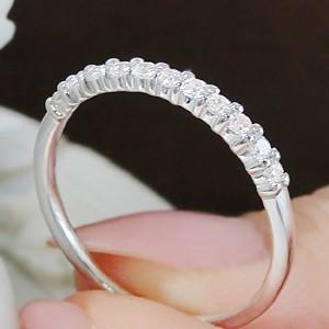 ★人気★0.20ct ダイヤモンド エタニティ リング プラチナ pt950 ダイヤ 指輪 Hカラー SIクラス 人気 華奢 シンプル ファッション アクセサリー 爆買の画像